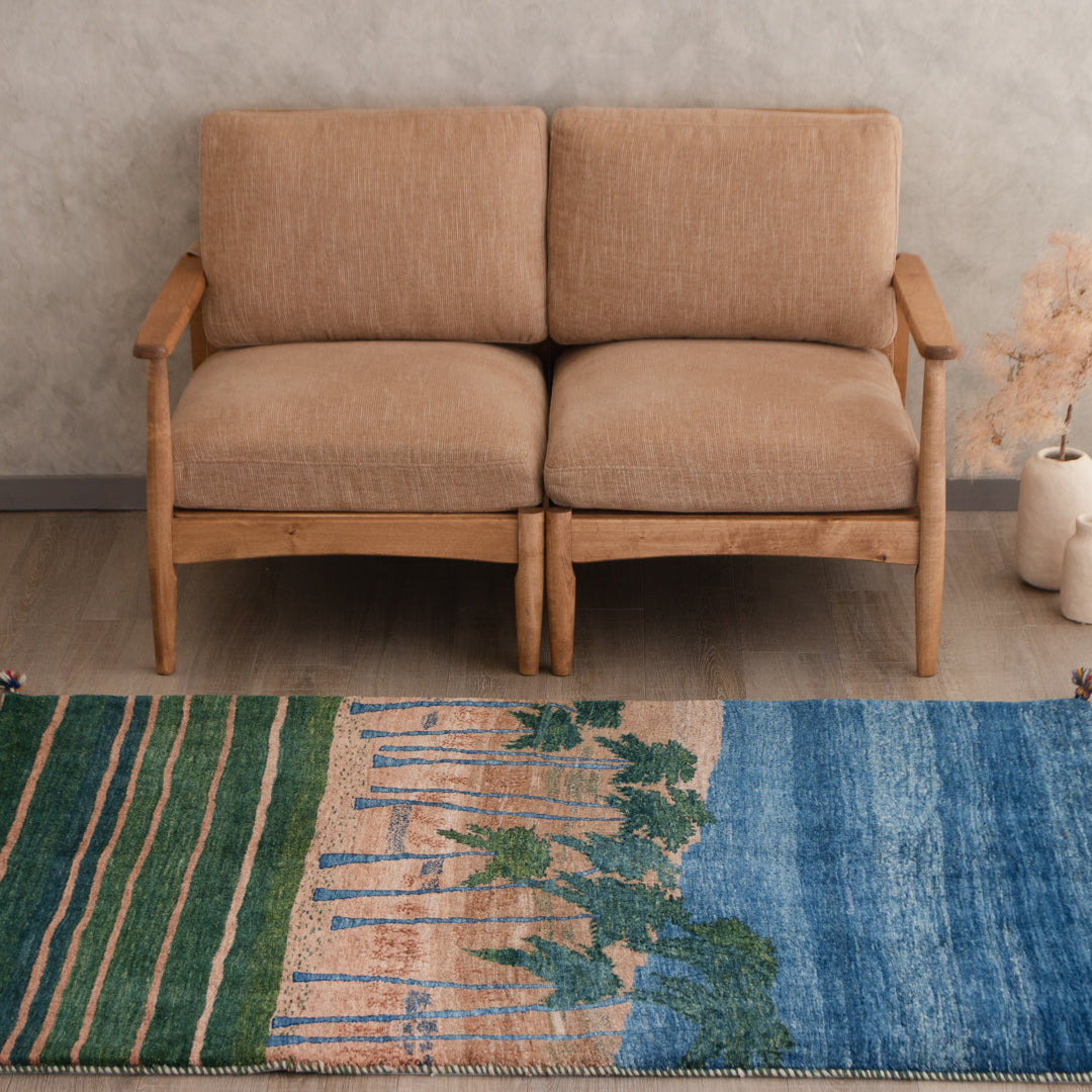 QANAT カナート ギャッベ ラグSサイズ – Persiadirect