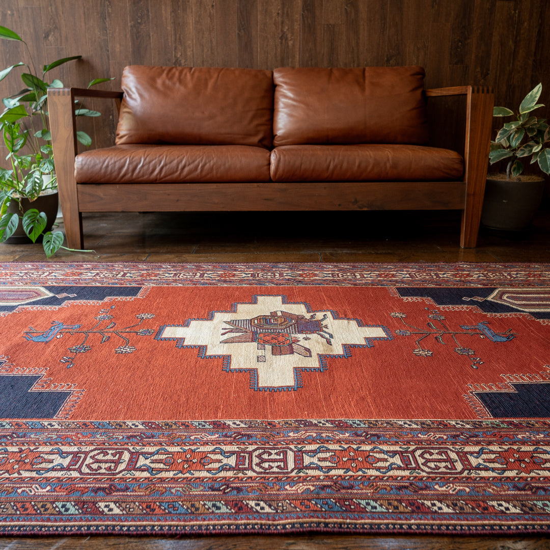 ペルシャ手織りキリム ウール ラグ シルジャン 125×212cm – Persiadirect