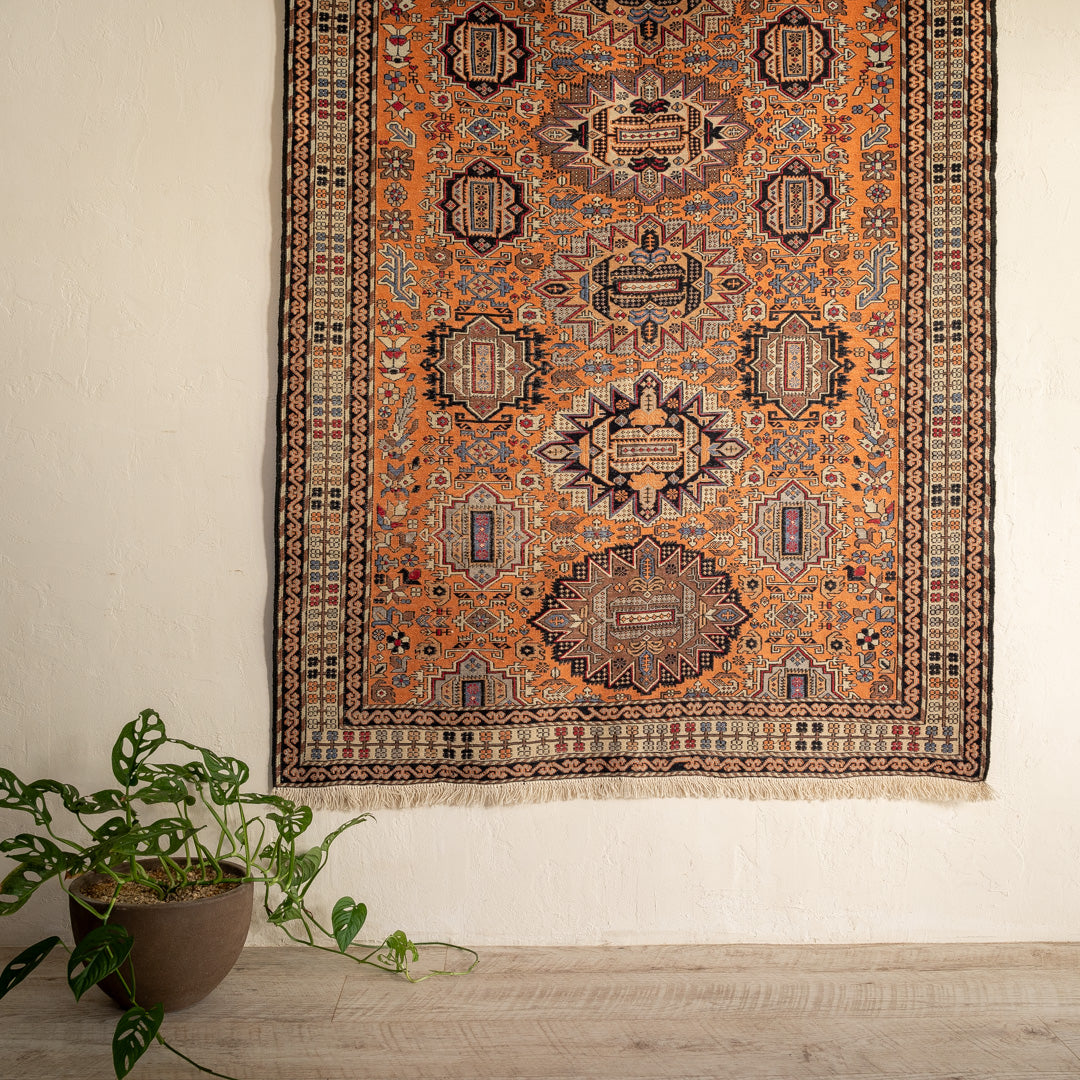 122×68 ヴィンテージラグ　　手織ラグ 122×68 ヴィンテージラグ 手織ラグ 122×68 ヴィンテージラグ 手織ラグ