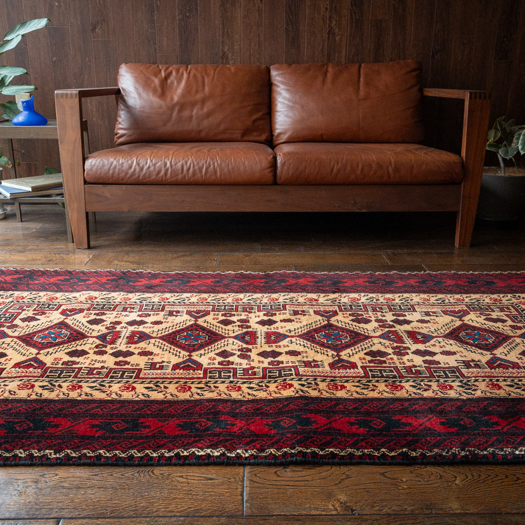 ペルシャ絨毯 バルーチ 手織り 172x112ｃｍ ウール balouch ペルシャ手織り絨毯 ウール ラグ バルーチ 103×201cm – Persiadirect