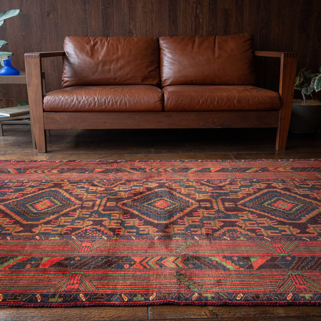ペルシャ絨毯　ヴィンテージバルーチラグ Baluch rug ペルシャ手織り絨毯 ウール ラグ バルーチ 120×196cm OUTLET