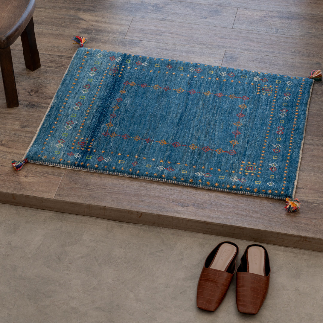 G1336 ペルシャ手織りギャッベ 玄関マット他 リーズバフト – Persiadirect