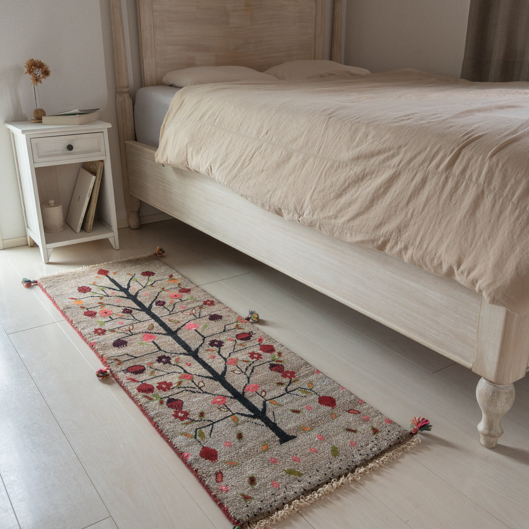 149x55cm ペルシャギャッベ ランナー (ギャベ) ペルシャ絨毯 ギャッベ ギャッベ ペルシャ手織り絨毯 ランナー（細長い） 49×147cm – Persiadirect