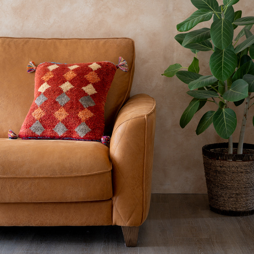 ギャッベクッション　ペルシャ絨毯　イラン　手織り(2) ギャッベクッション ペルシャ絨毯 イラン 手織り(2)