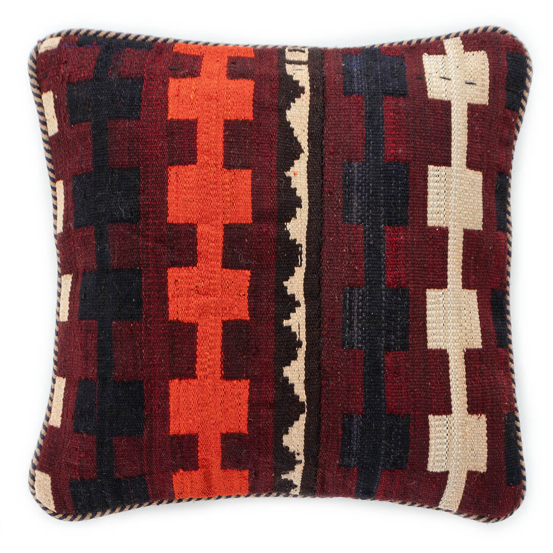 ペルシャ手織キリム ウール クッション シーラーズ 40×40cm – Persiadirect