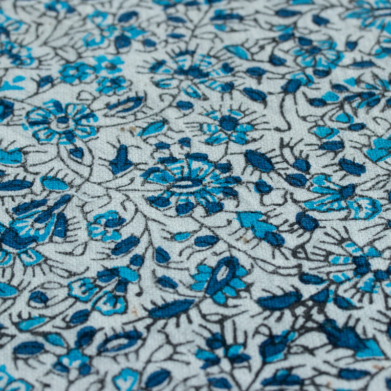 ペルシャ更紗　約100×150cm　総柄　ブルー