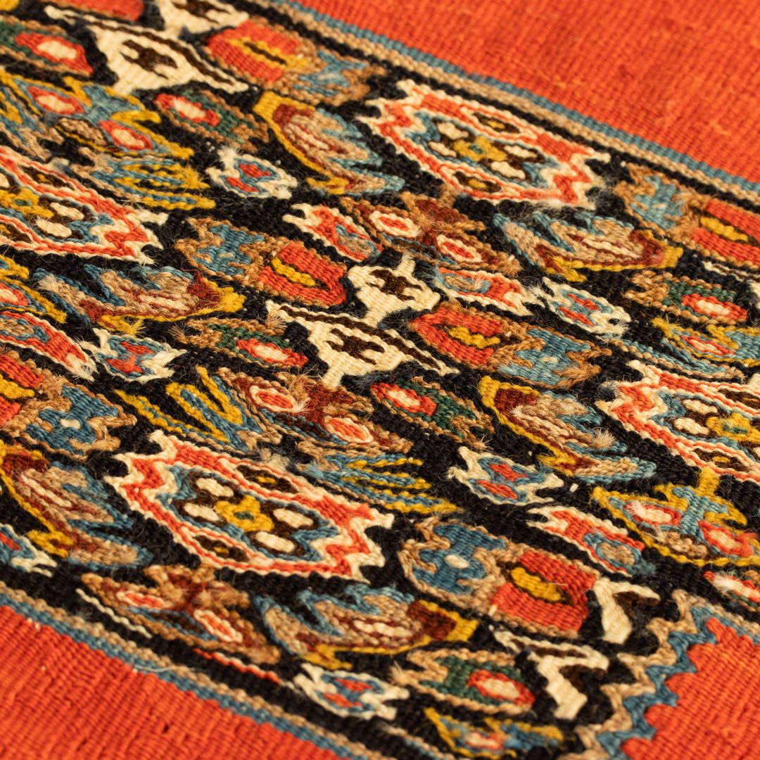 ペルシャ手織りキリム ウール ラグ セネ 125×158cm – Persiadirect