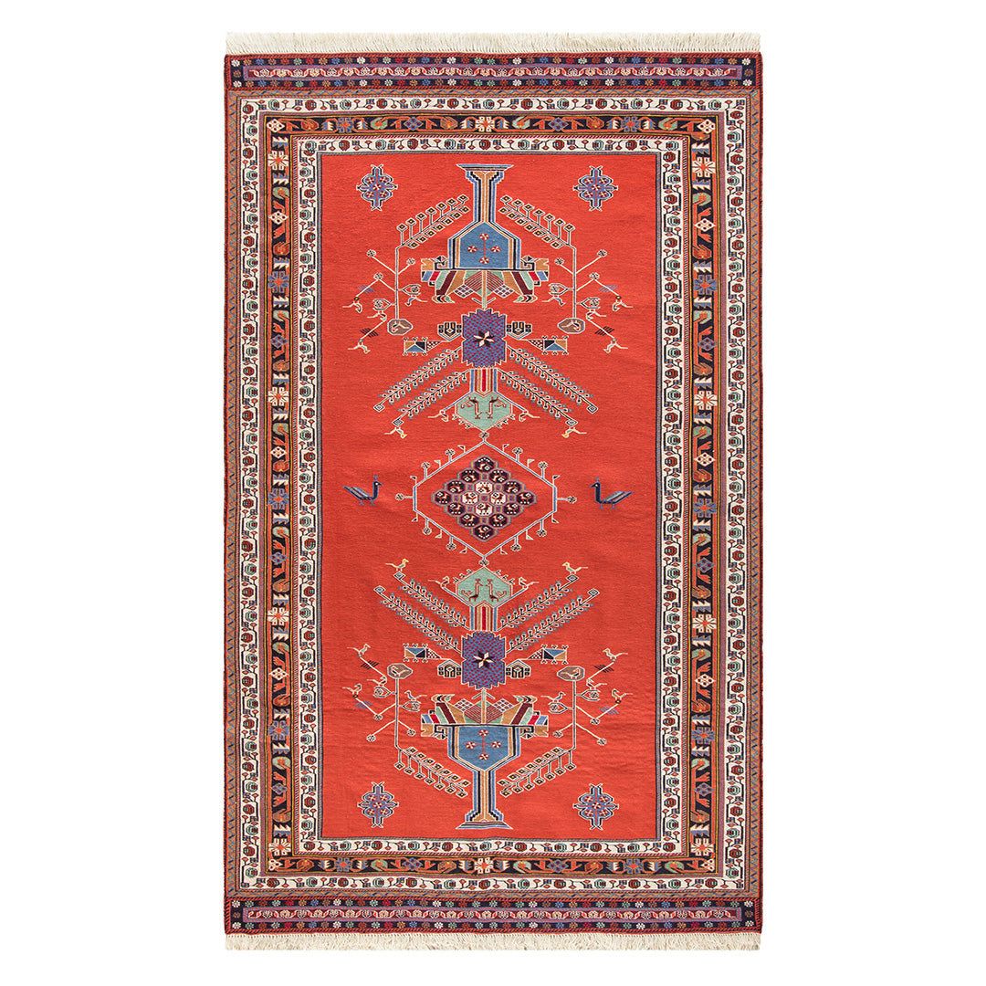 ペルシャ手織りキリム ウール ラグ シルジャン 134×220cm – Persiadirect