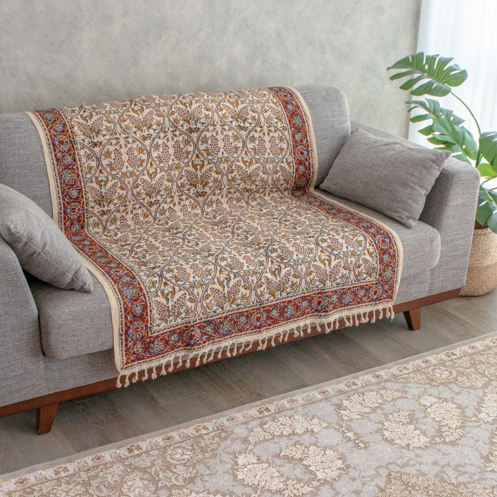 【新品・未使用】ペルシャ更紗 SRS-04 サラサ 150×100cm｜キリム｜ペルシャ絨毯のイスファハン