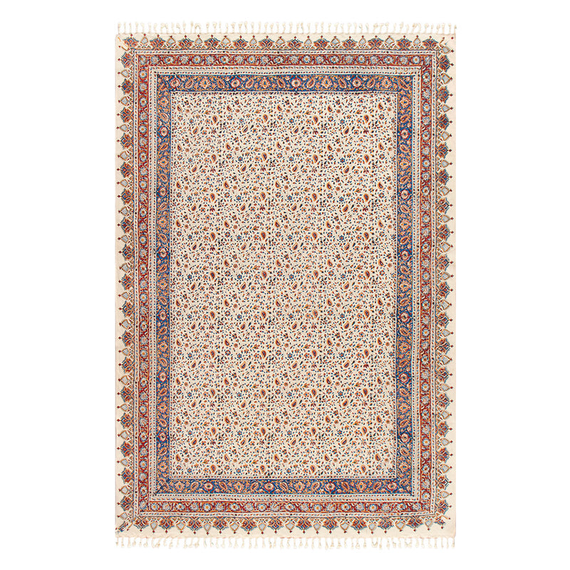 ペルシャ更紗　約130×200cm　総柄　ブラウン