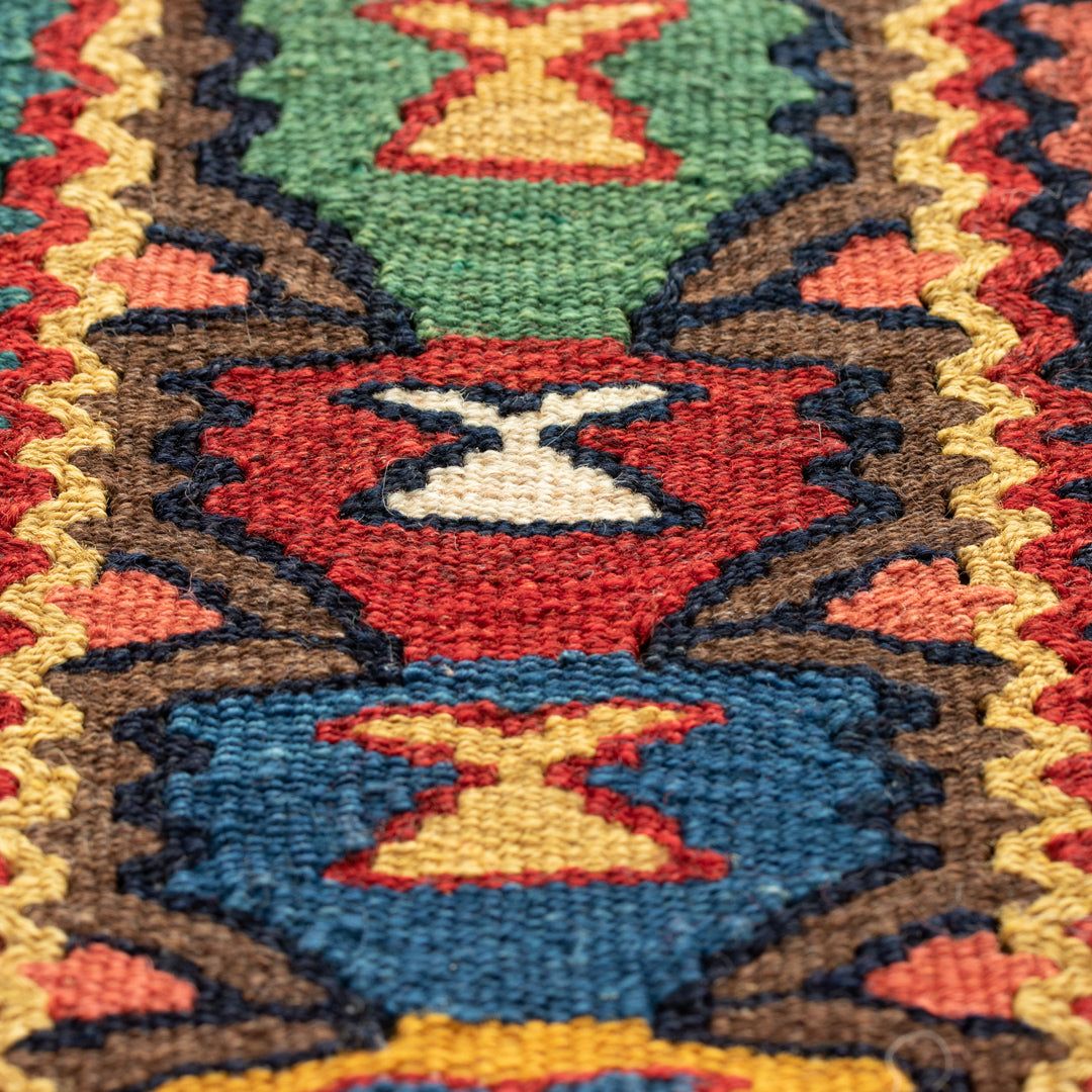 ペルシャ手織りキリム ウール ラグ セネ 142×218cm – Persiadirect