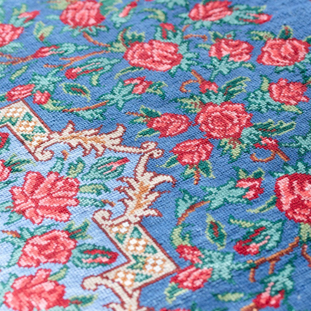 ペルシャ手織り絨毯 シルク 玄関マット クム 51×77cm – Persiadirect ペルシャ手織り絨毯 シルク 玄関マット クム 51×77cm – Persiadirect