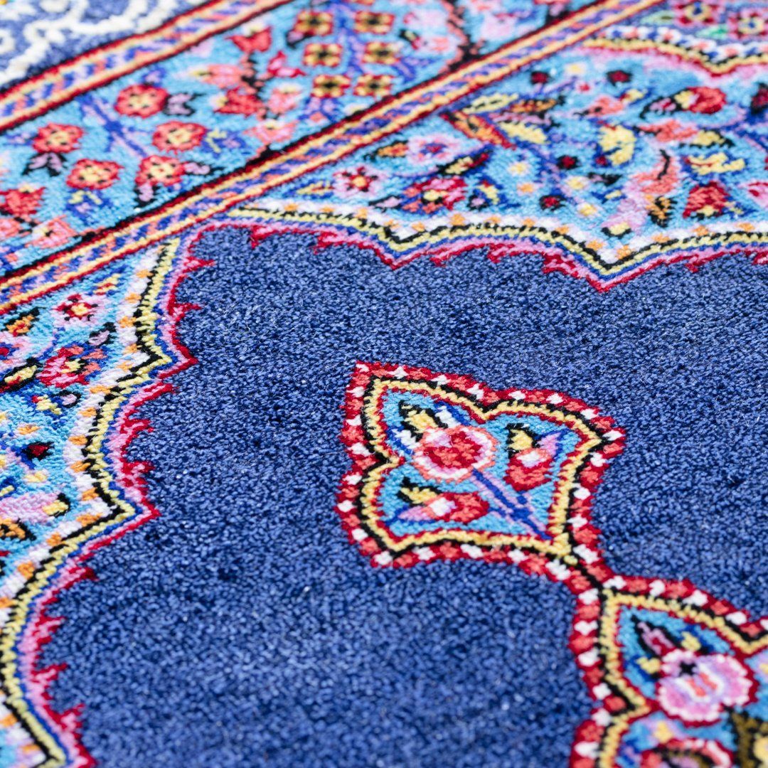 ペルシャ手織り絨毯 シルク 玄関マット クム 40×61cm – Persiadirect