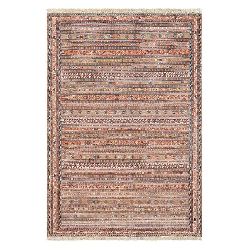 ペルシャ手織りキリム　シルク　ラグ　シルジャン　128×182cm