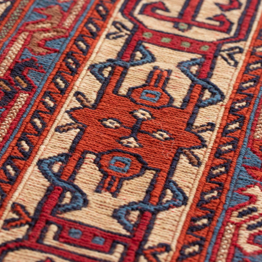 ペルシャ手織りキリム ウール ラグ シルジャン 125×212cm – Persiadirect