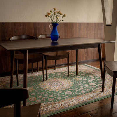 DO-2　ペルシャ絨毯（機械織り） バンブーシルク 約150×200cm ラグサイズ