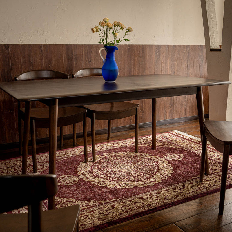 バンブーシルク絨毯　ラグ　132×202cm