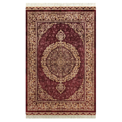 バンブーシルク絨毯　ラグ　132×202cm