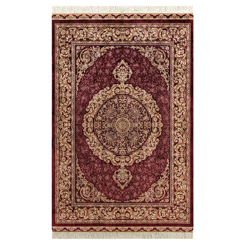 バンブーシルク絨毯　ラグ　132×202cm