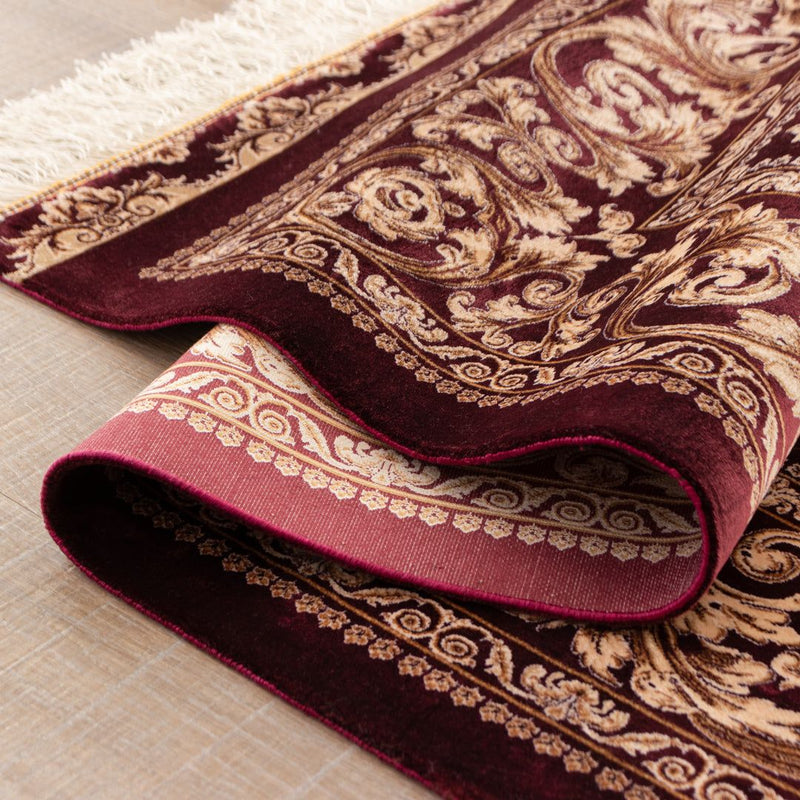 バンブーシルク絨毯　ラグ　132×202cm