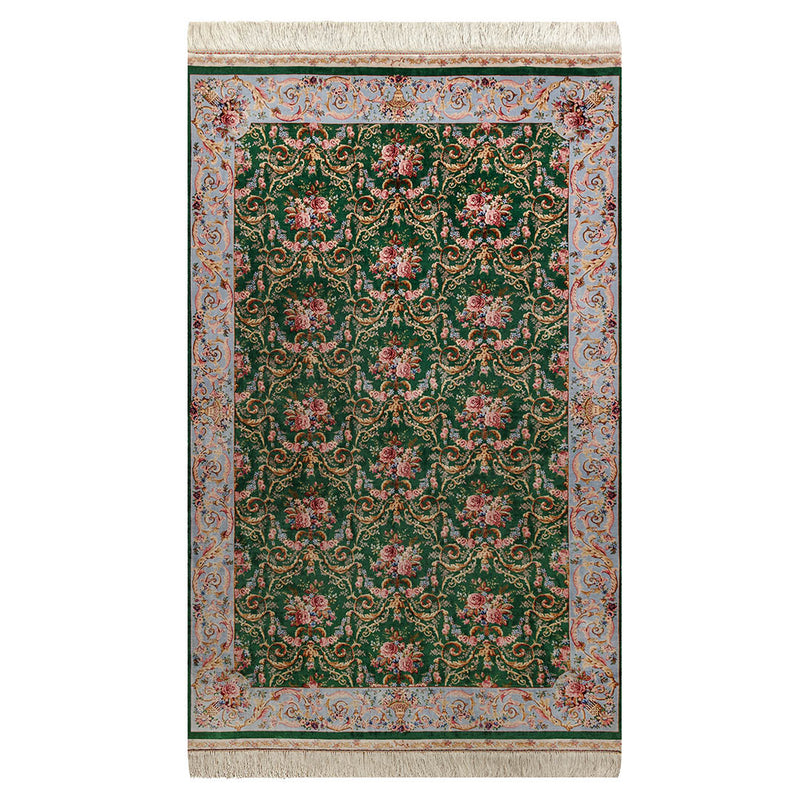 バンブーシルク絨毯　ラグ　113×180cm