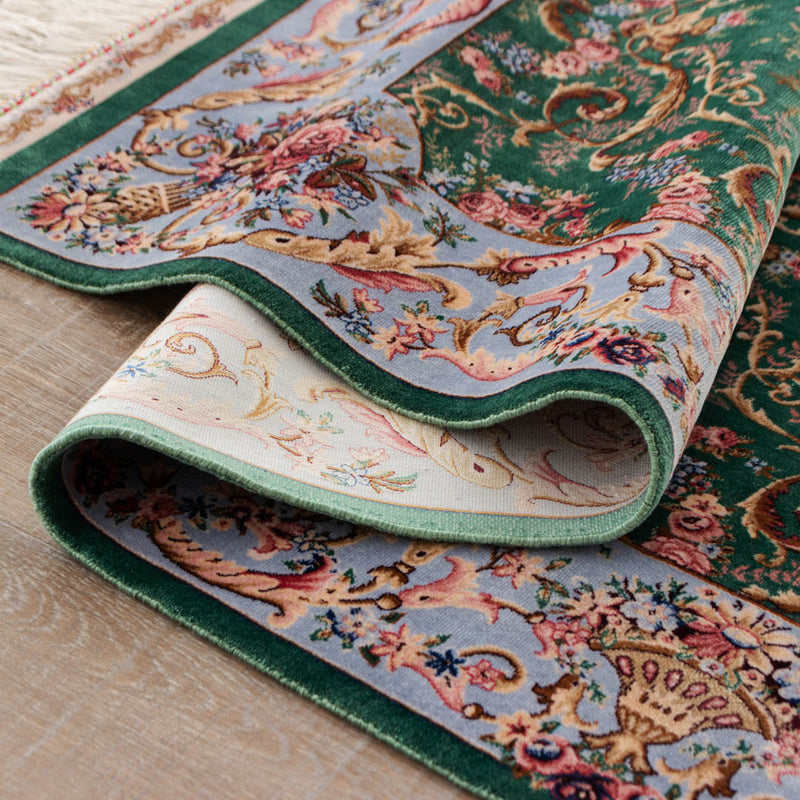 バンブーシルク絨毯　ラグ　113×180cm