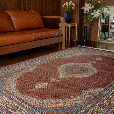 バンブーシルク絨毯　ラグ　148×227cm