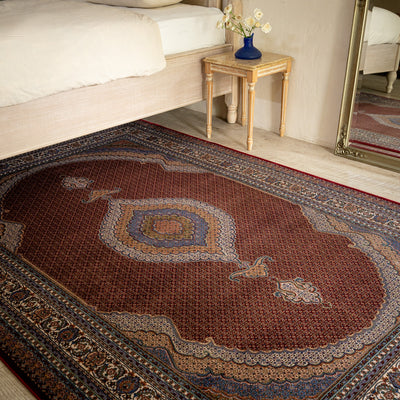 バンブーシルク絨毯　ラグ　148×227cm