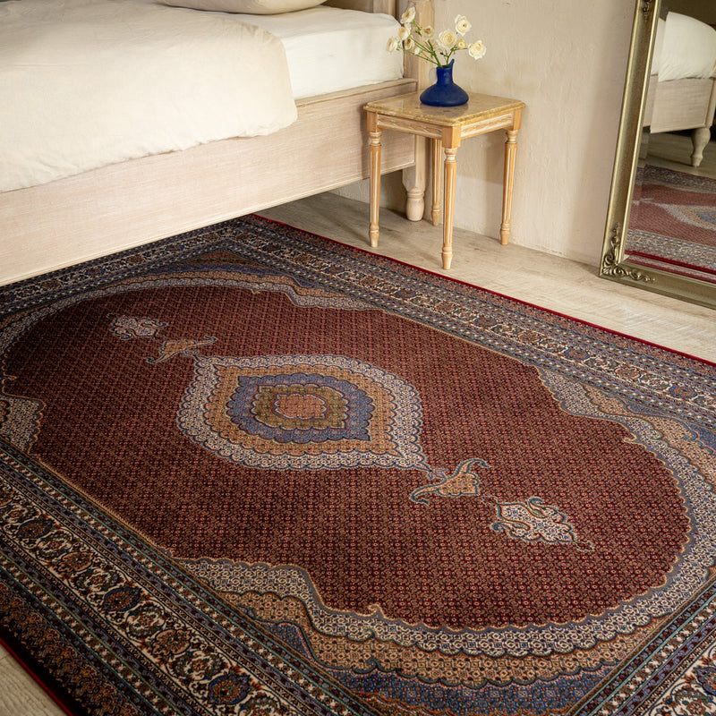 バンブーシルク絨毯　ラグ　148×227cm