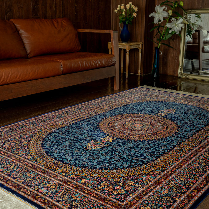 バンブーシルク絨毯　ラグ　130×200cm