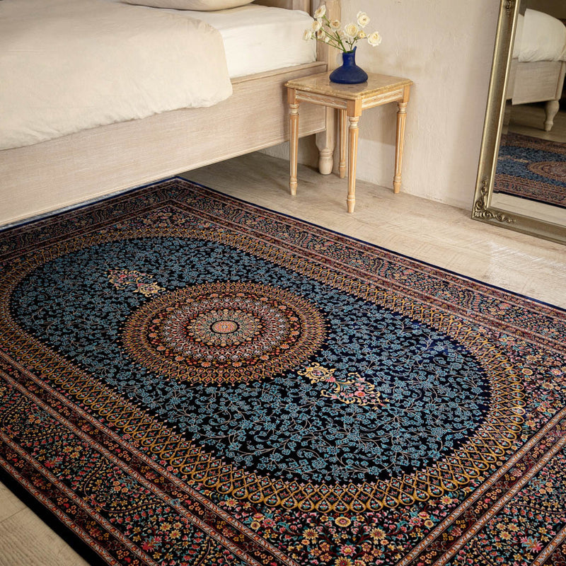 バンブーシルク絨毯　ラグ　130×200cm