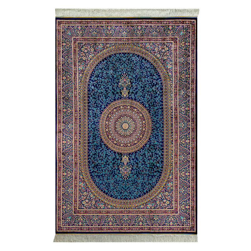 バンブーシルク絨毯　ラグ　130×200cm