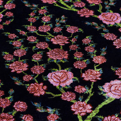 バンブーシルク絨毯　ラグ　132×201cm