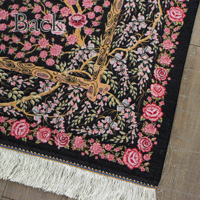 バンブーシルク絨毯　ラグ　132×201cm