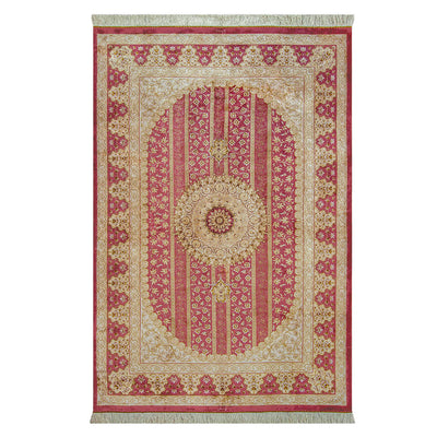 バンブーシルク絨毯　ラグ　146×218cm