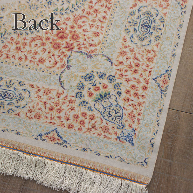 DO-29　ペルシャ絨毯（機械&手織り） バンブーシルク 約150×200cm ラグサイズ