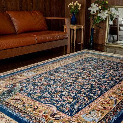 バンブーシルク絨毯　ラグ　147×220cm