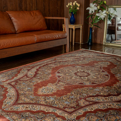 バンブーシルク絨毯　ラグ　150×215cm