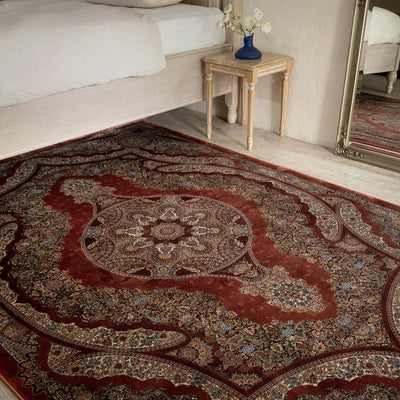 バンブーシルク絨毯　ラグ　150×215cm