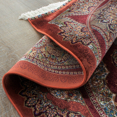 バンブーシルク絨毯　ラグ　150×215cm