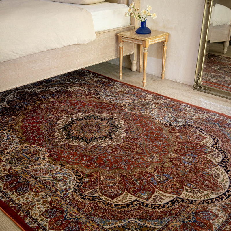 バンブーシルク絨毯　ラグ　150×215cm