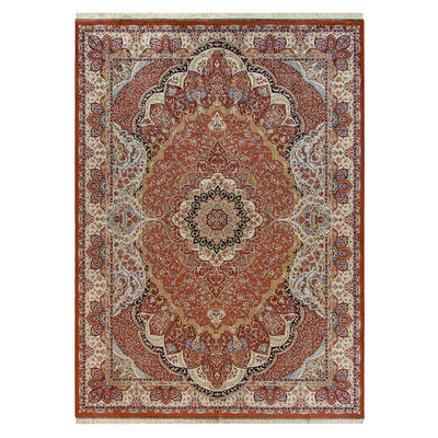 バンブーシルク絨毯　ラグ　150×215cm