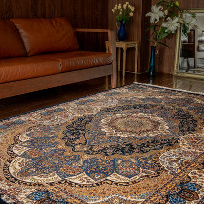 バンブーシルク絨毯　ラグ　150×215cm