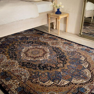 バンブーシルク絨毯　ラグ　150×215cm