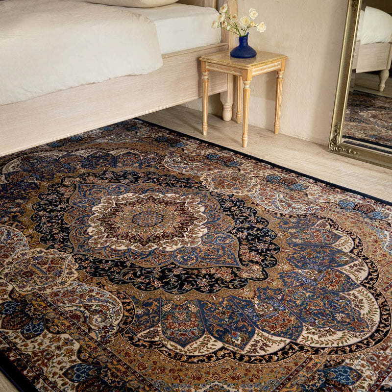 バンブーシルク絨毯　ラグ　150×215cm