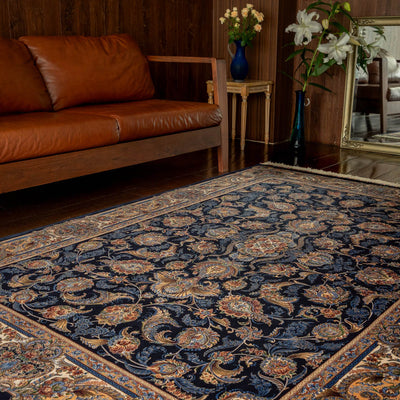 バンブーシルク絨毯　ラグ　150×215cm