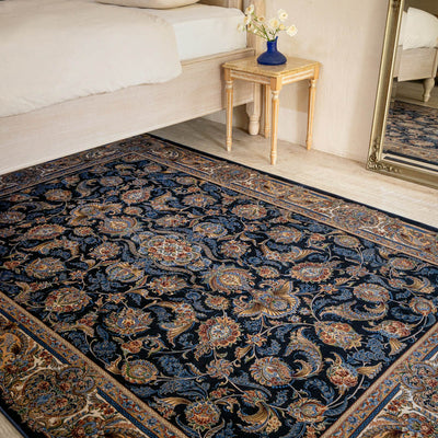 バンブーシルク絨毯　ラグ　150×215cm