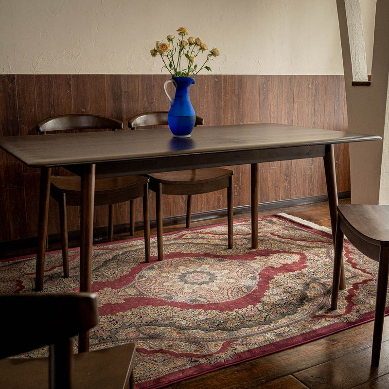 No3009　ペルシャ絨毯（機械織り） バンブーシルク 約150×200cm ラグサイズ