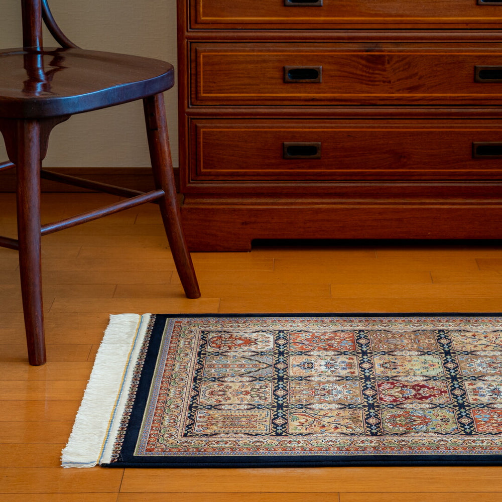 バンブーシルク絨毯　レッド色　250×350cm バンブーシルク 大型リビング・ラグサイズ (250×350cm