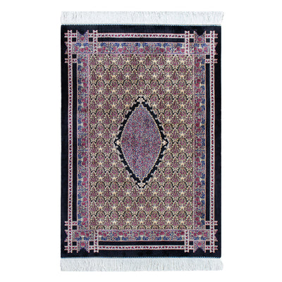 バンブーシルク絨毯　ラグ　99×147cm